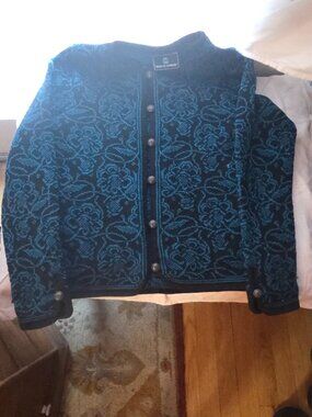 Norwegian Dale Wool Cardigan, Size S
